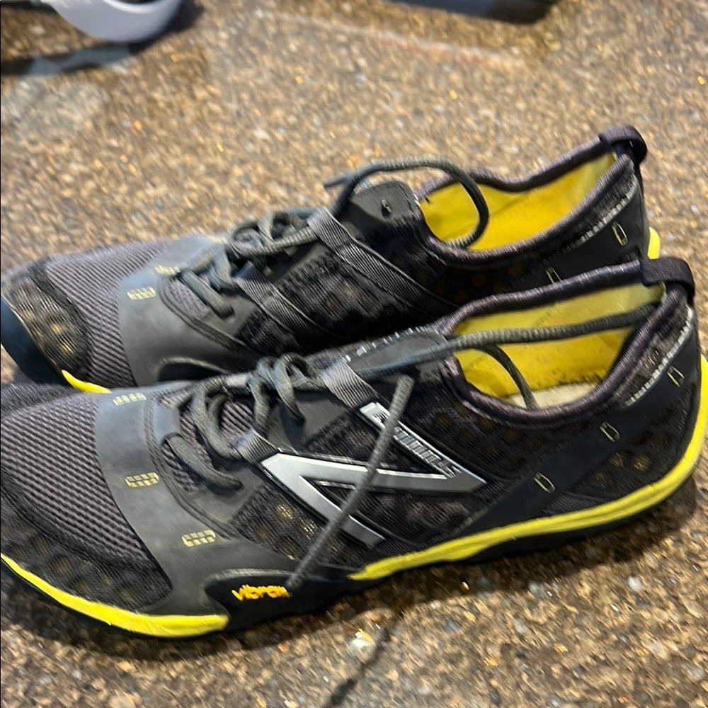 New Balance Black and Yellow Athletic Shoes